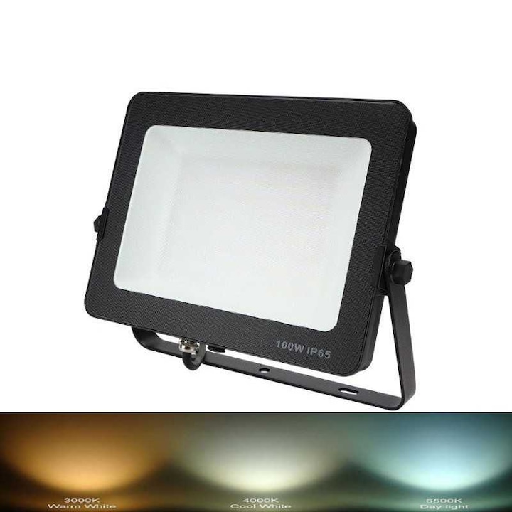 Proiector Led JIJU® 50W Cu 3 Tipuri De Lumina Lumina Rece/Calda/Neutra