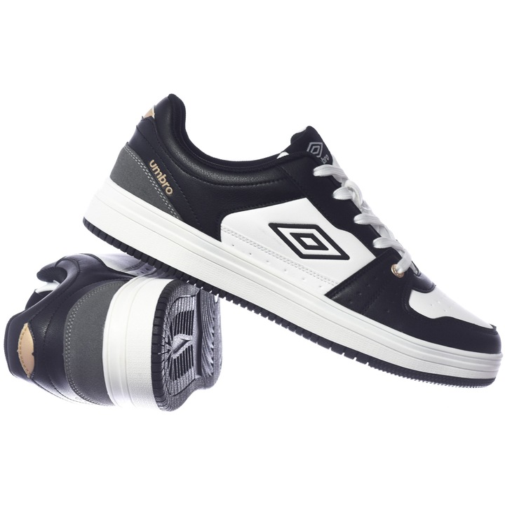 Pantofi bărbătești - Umbro Empire Lox Mix Alb / Negru, Alb | Negru, 44