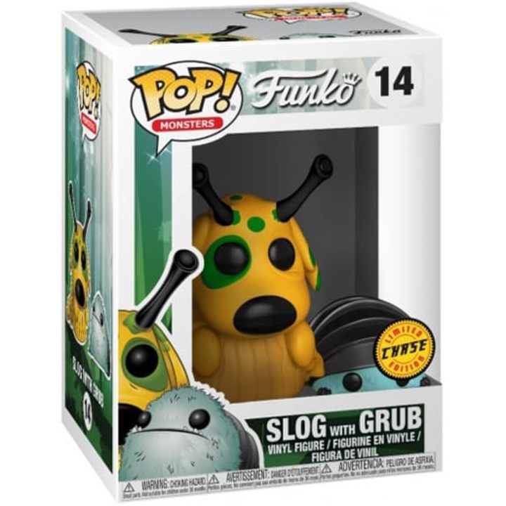 Funko POP! Фигурка на Monsters Slog с Grub 14 Chase, 10 см, прецизни детайли, лимитирана серия