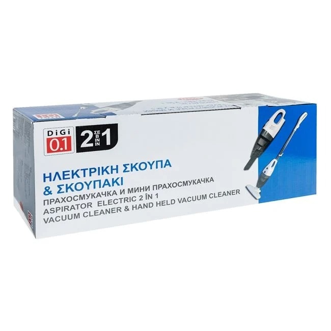 Aspirator vertical si de mana, CasaShop®, detasabil, 600w, filtru AEPA, capacitate 0, 6l, 4 accesorii, alb