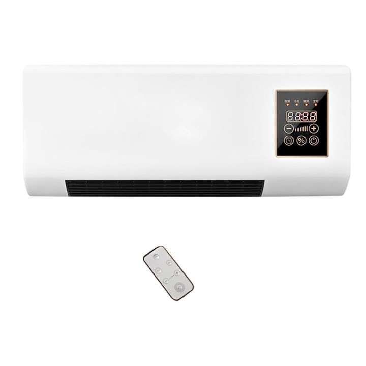 SUPER TRENDS® 2 az 1-ben klímaberendezés, prémium, hűtés-fűtés, 1800 W, 6800 BTU, 15-35°C hőmérséklet-tartomány, csendes, LED kijelző, időzítő, távirányító, fehér