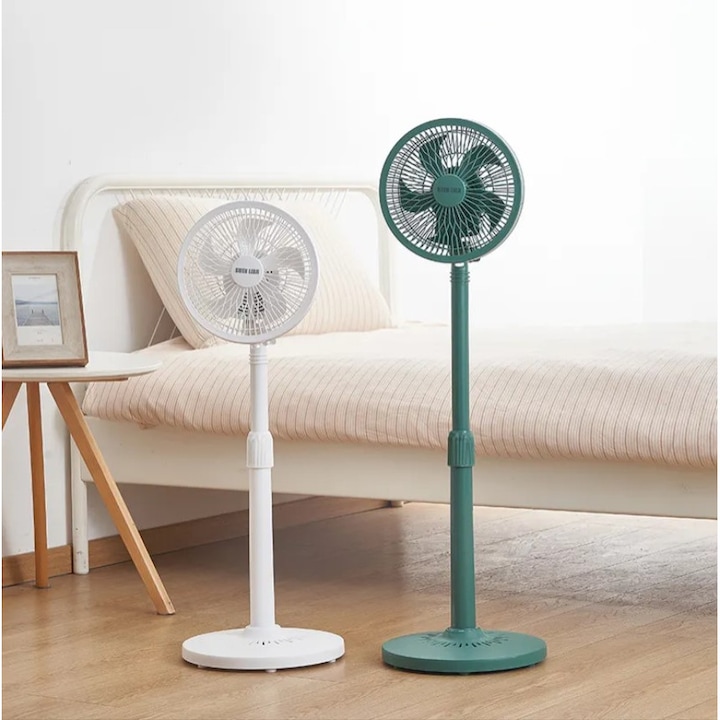 Ventilator de camera, vertical, cu picior reglabil super silentios