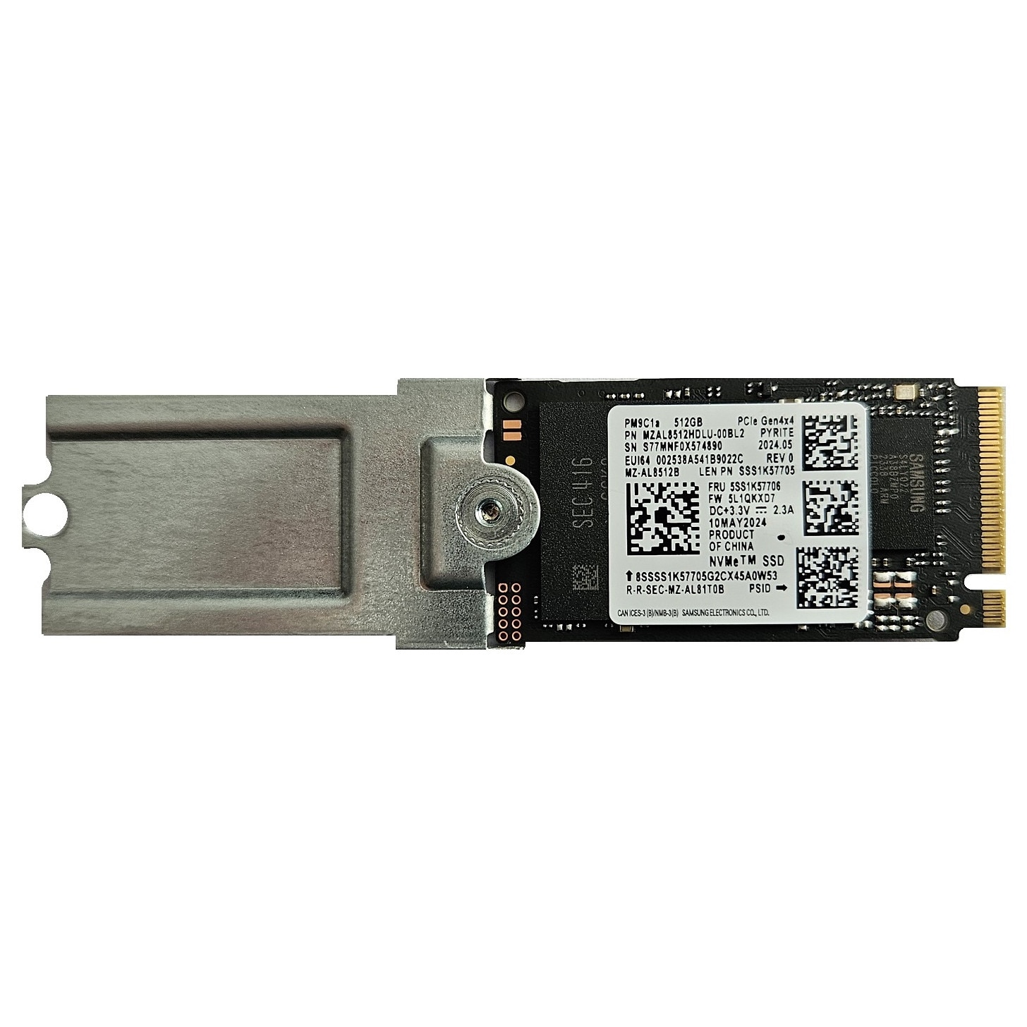 SSD Samsung PM9C1a 512GB, PCIe 4.0x4, NVMe, format M.2 2280/2242