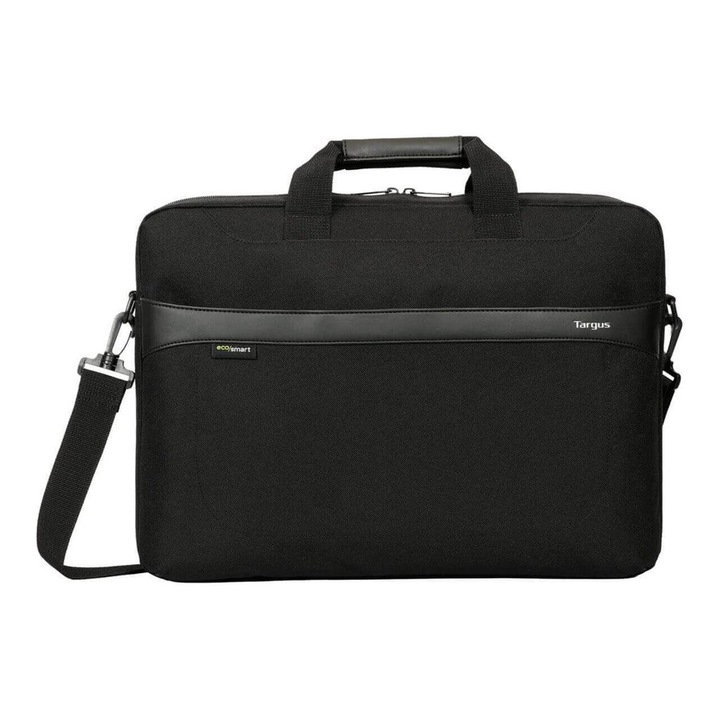 Luka GeoLite EcoSmart Essential laptoptáska, 13-14 hüvelykes, fekete, vállpánttal