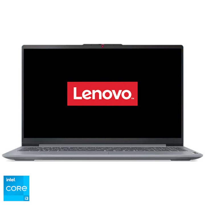 Lenovo IdeaPAD Slim 3 laptop, Intel® Core™ i3-N305 processzorral, 15.6", Full HD, 8GB RAM, 512GB, Ezüst, Magyar billentyűzet