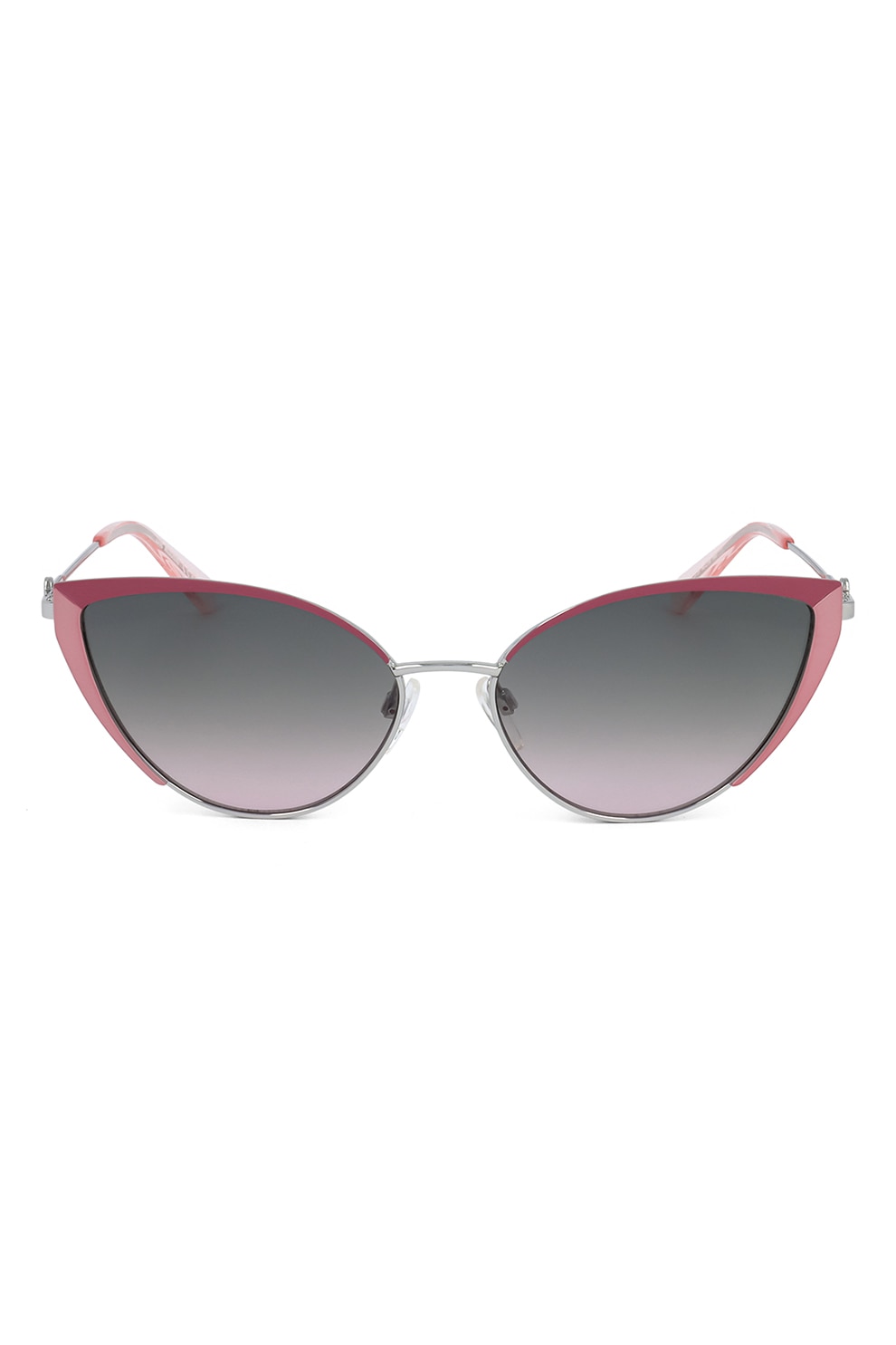 Love Moschino, Ochelari de soare cat-eye, Roz, Argintiu, 56-16-140