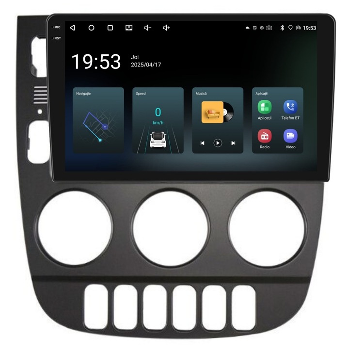 Navigatie PilotOn Mercedes Benz ML W163 2003-2005 9 inch 4GB 64GB 4 CORE