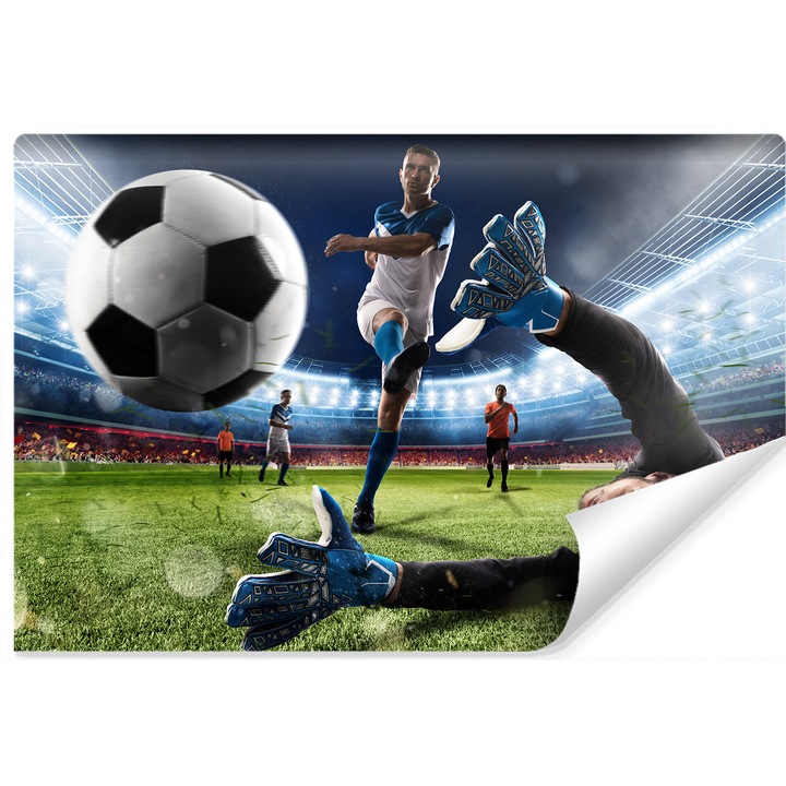 Fototapet Muralo Model sportiv cu minge Rezumat pentru camera 180 cm x 120 cm pentru adolescenti Match Goal Design modern Usor de curatat