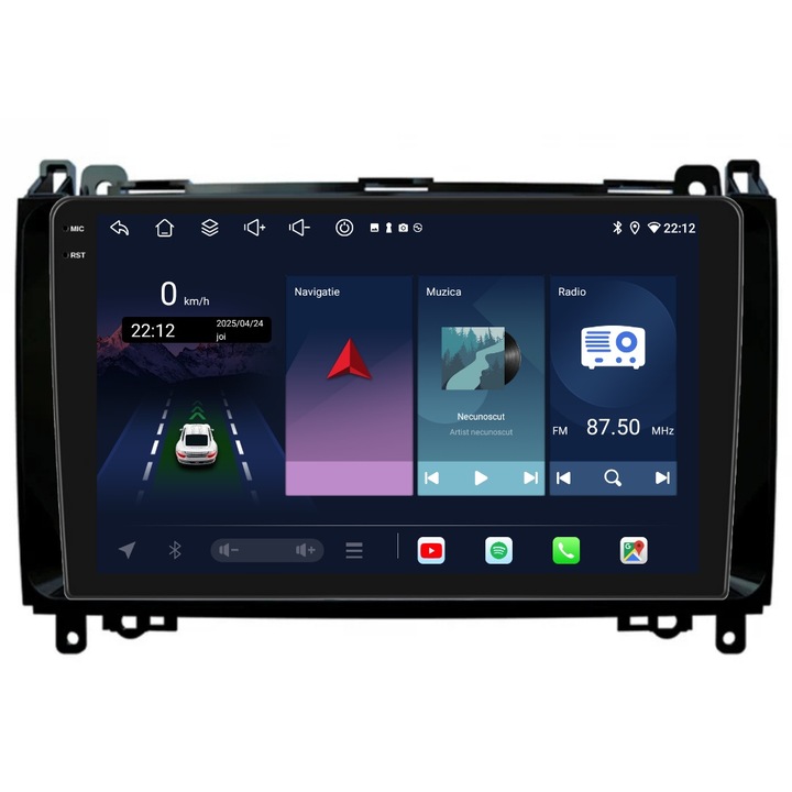 Navigatie PilotOn Mercedes Viano 2003-2014 9 inch 6GB 128GB 8 CORE