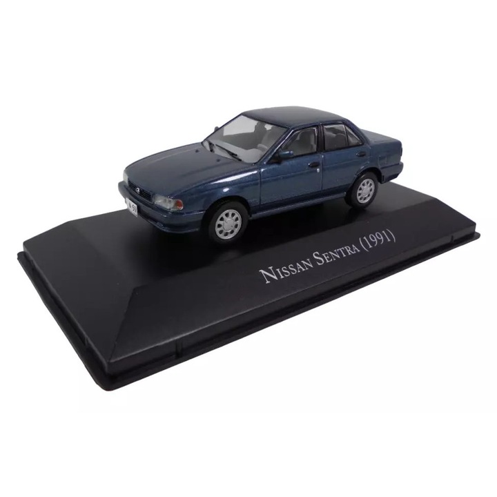 Модел на автомобил Ixo, Nissan Sentra 1991, Син, 1:43