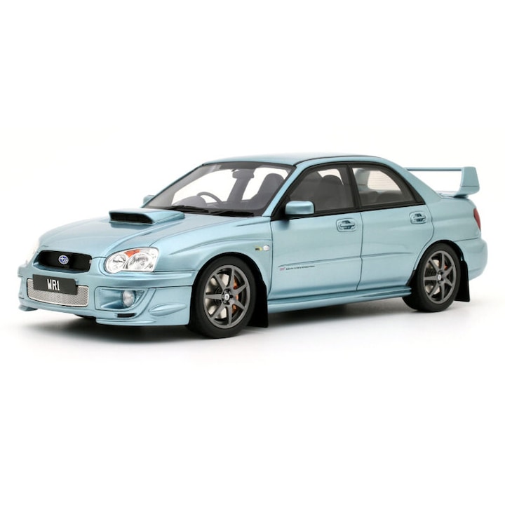 Modellautó Subaru Impreza Wrx Sti Wr1 P.Solberg Edition Ice Blue Metallic 2003 1:18 OTTO Models (OT1114)