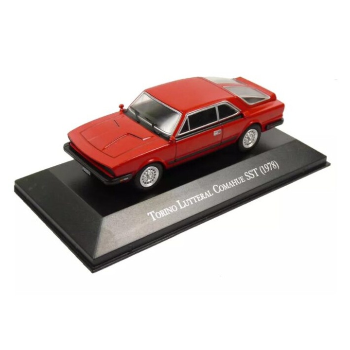 Modell autó Renault Torino Lutteral Comahue 1978 Red 1:43 Altaya