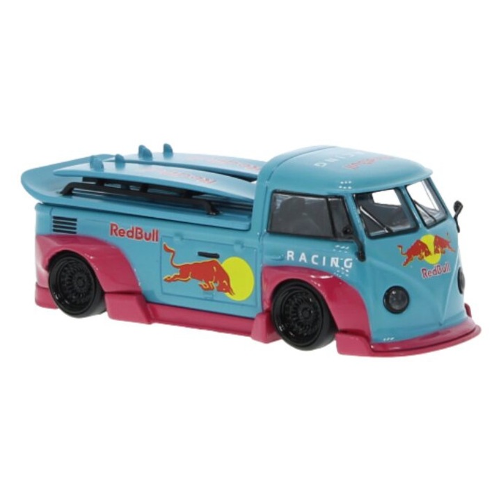 VW Volkswagen T1 Pick Up RWB Red Bull 1:64 Lang Feng Mod modellautó
