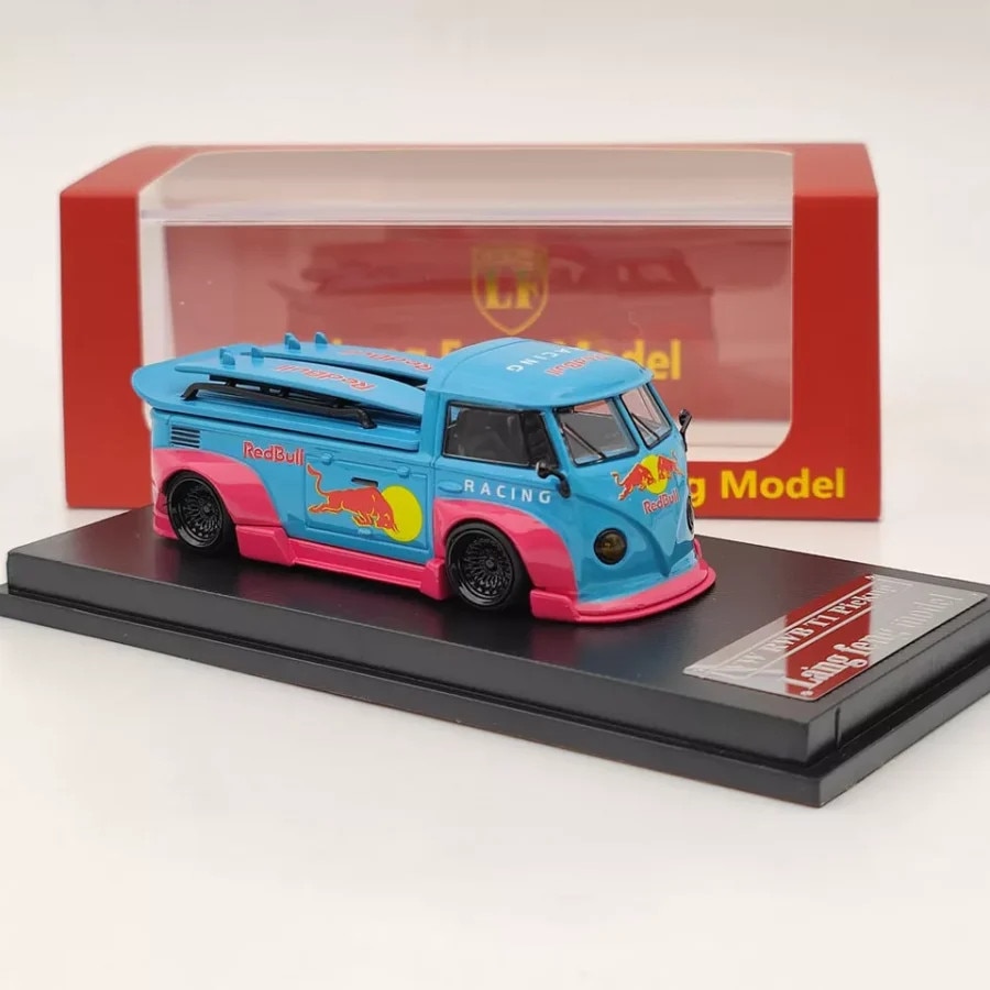 VW Volkswagen T1 Pick Up RWB Red Bull 1:64 Lang Feng Mod