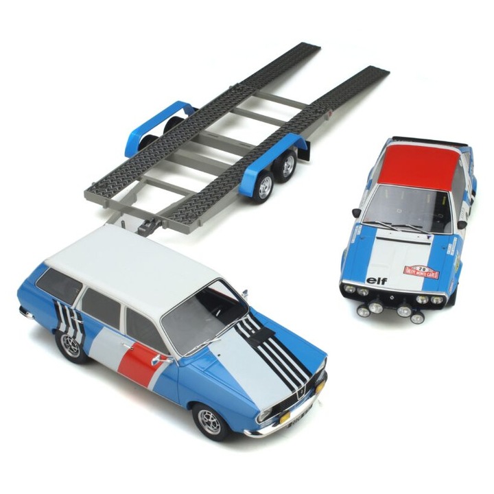 Комплект модели на автомобили Renault 12 + Renault 17 Monte Carlo 1975, 1:18 Otto Models (OT357)
