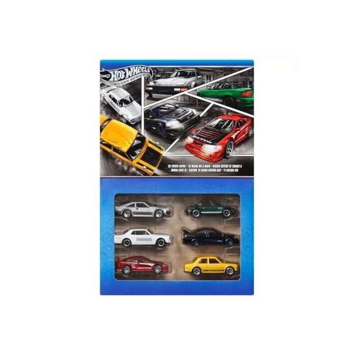 Modellautó-szett 6. Japán témájú 1:64 Hotwheels