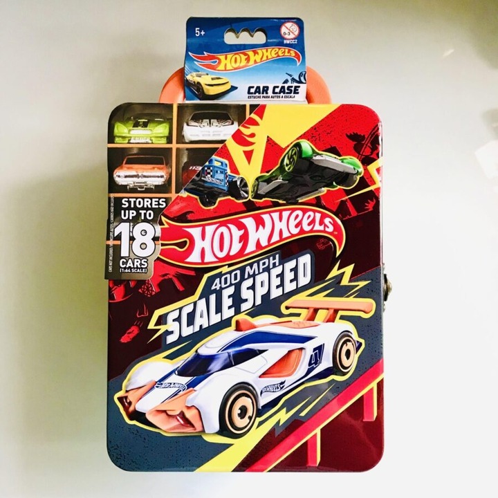 400Mh-s méretarányú fémdoboz 18 autóhoz, 1:64-es Hotwheels autók