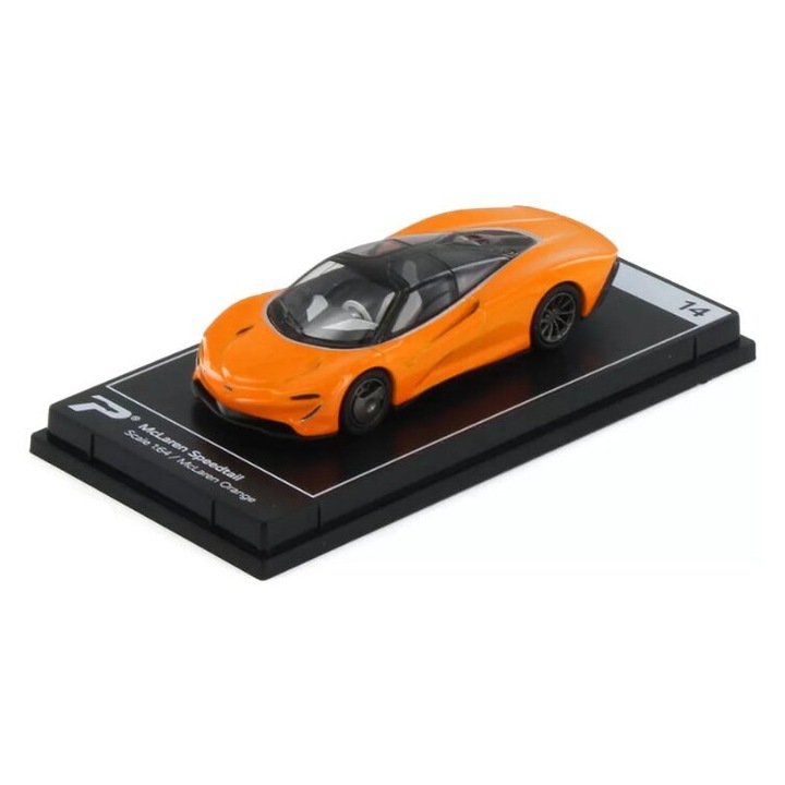 McLaren Speedtail Orange 1:64 Kinsmart modellautó