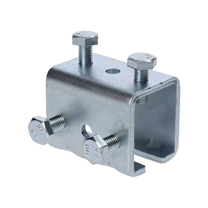 Conector imbinare sina suspendata 33x34 mm, otel, finisaj zincat, EmaConstruct