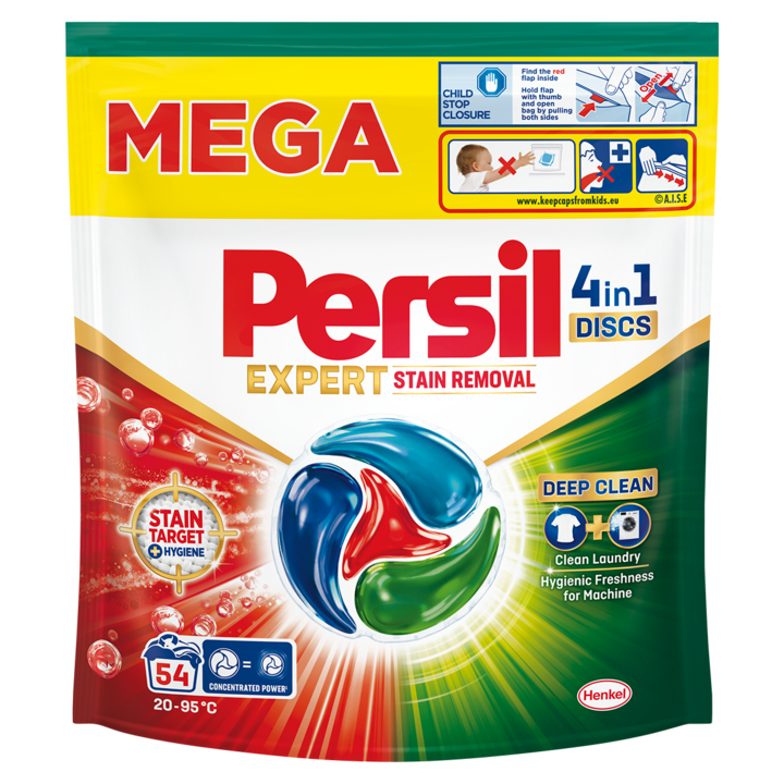 Persil перилни капсули за премахване на петна 54 пранета