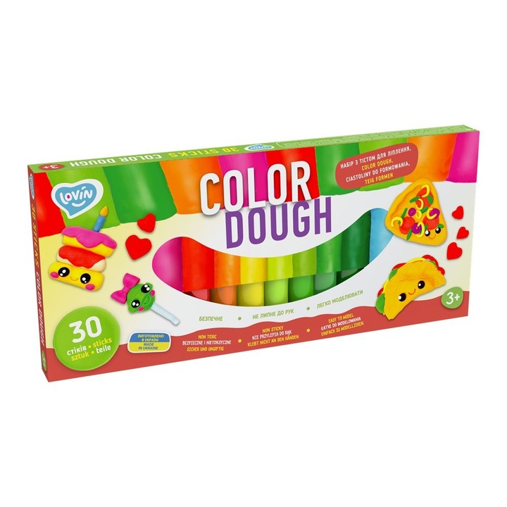 Set plastilina Lovin 30 pcs*15gr - Color Dough