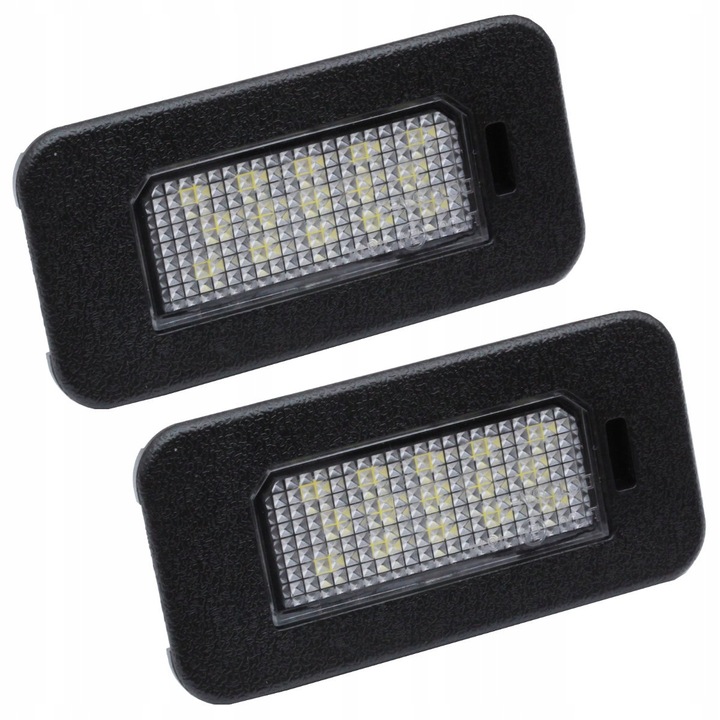Комплект LED светлини за регистрационен номер, Me Premium, Тип крушка: LED, Студено бяла, Брой пинове: 2, Оригинални номера: 50550396, 2 броя