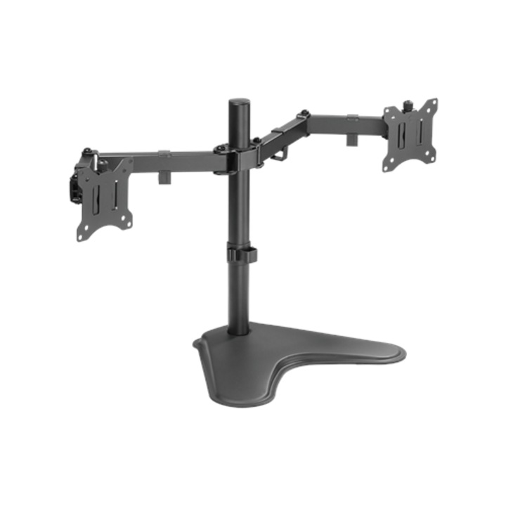 Logilink asztali TV tartó, 17-32", fekete, max. 8 kg teherbírás, döntési és forgatási funkciókkal