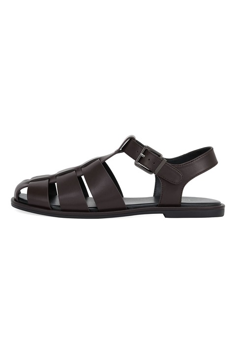 Potamy, Sandale fisherman din piele, Maro inchis