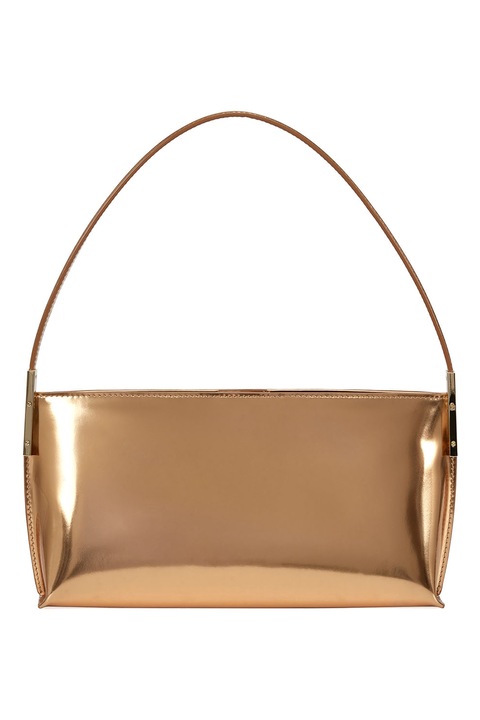 Potamy, Geanta de piele cu aspect metalizat, Bronz