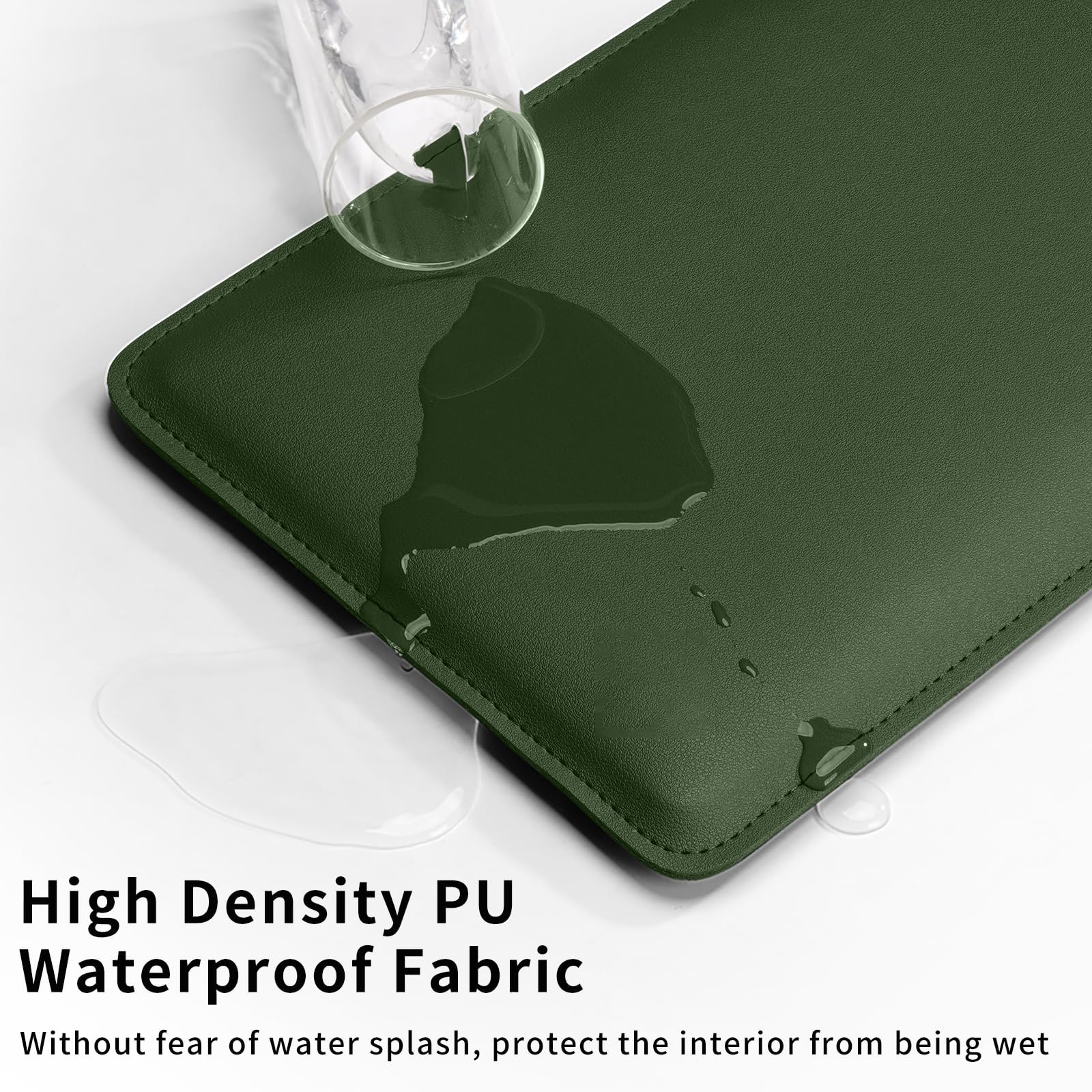Husa Laptop, 13-14 inch piele PU premium compatibila cu MacBook Air, MacBook Pro, Piele Ecologica, Marime Universala, 34.5x25.3cm, Albastru