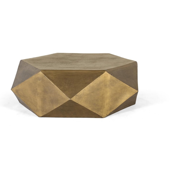 Шестоъгълна централна маса, GINER Y COLOMER, метал по избор, 34x107x107 см