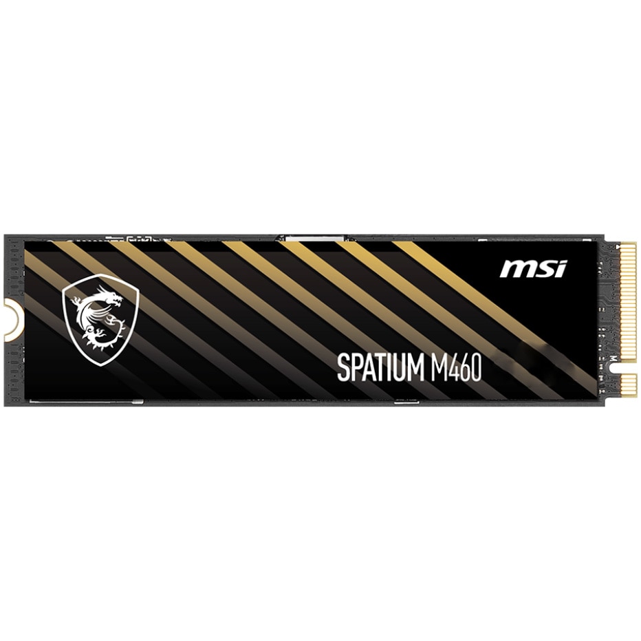 内蔵型SSD MSI SPATIUM M460 PCIe 4.0 NVMe M.2 1TB Solid State Drive (SSD) MSI SPATIUM M460 PCIe 4.0 NVMe M.2, 1TB