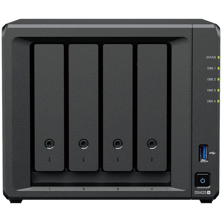 Synology DS425+ Station De Disque NAS 4 Baies (Intel Celeron J4125 4
