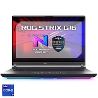 Laptop Gaming ASUS ROG Strix G16 G615JPR cu procesor Intel Core i9 14900HX pana la 5.8GHz, 16'', 2.5k, WQXGA, IPS, 240Hz, 16GB DDR5 RAM, 1TB SSD, NVIDIA GeForce RTX 5070 8GB, No OS, Eclipse Gray, 3Y PUR