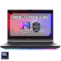 Laptop Gaming ASUS ROG Strix G16 G615LM cu procesor Intel Core Ultra 7 255HX pana la 5.2GHz, 16'', 2.5k, WQXGA, IPS, 240Hz, 16GB DDR5 RAM, 1TB SSD, NVIDIA GeForce RTX 5060 8GB GDDR7, No OS, Eclipse Gray, 3Y PUR