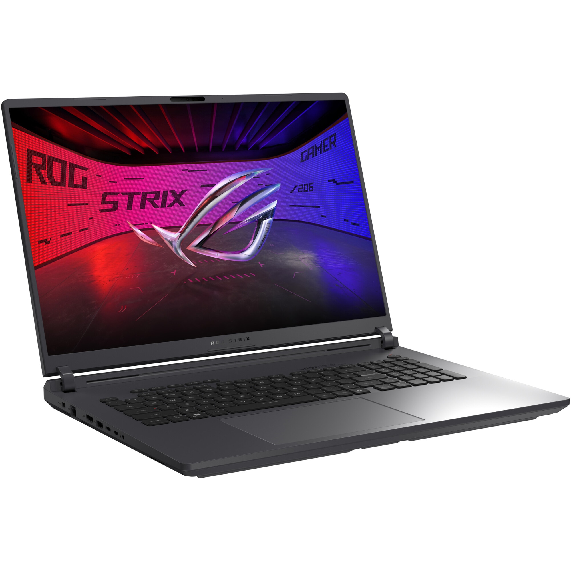 Laptop Gaming ASUS ROG Strix G18 G815LP cu procesor Intel® Core™ i9 14900HX la 5.8GHz, 18'', 2.5k, WQXGA, IPS, 240Hz, 16GB DDR5 RAM, 1TB SSD, NVIDIA® GeForce RTX™ 5060 8GB GDDR7, No OS, Eclipse Gray, 3Y PUR