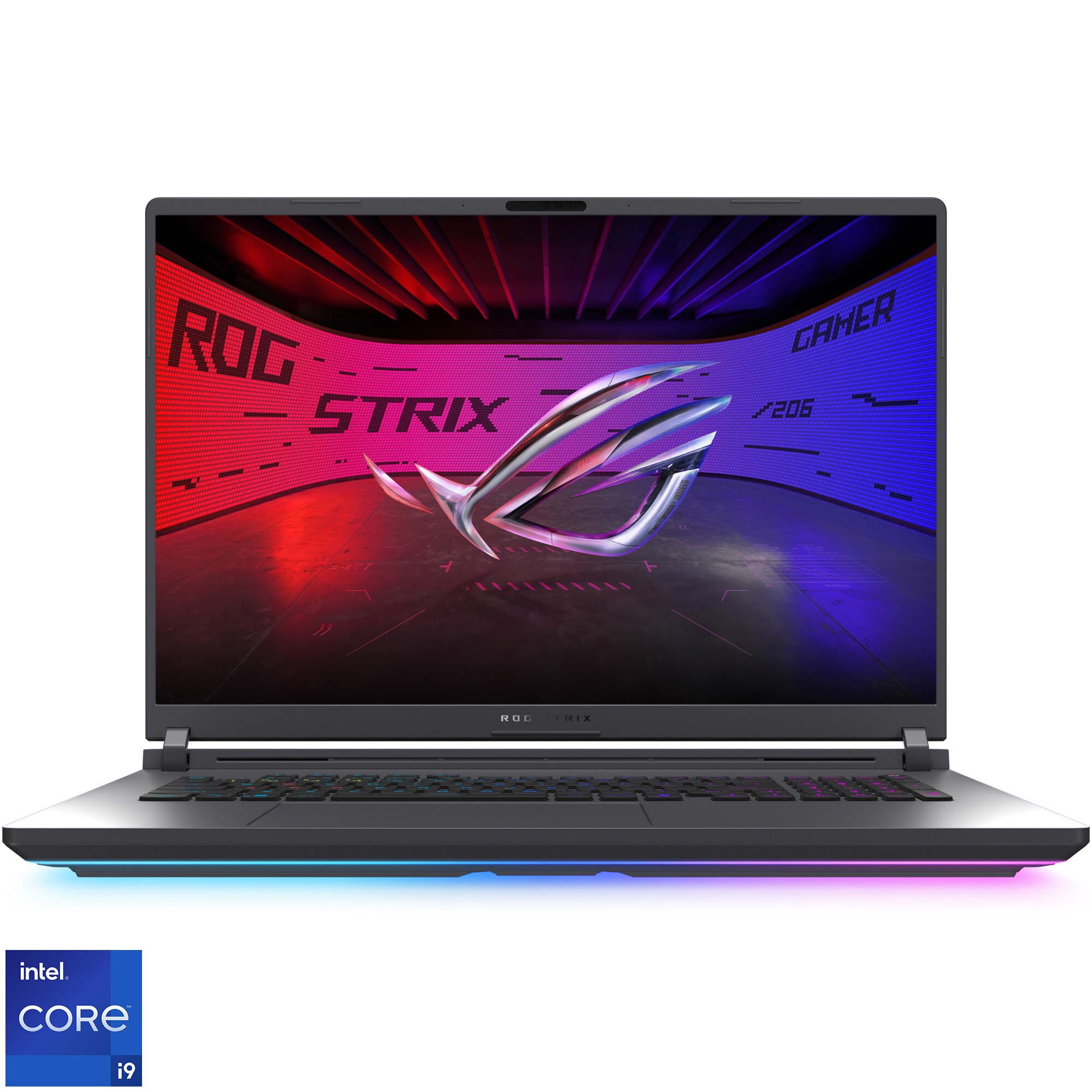 Laptop Gaming ASUS ROG Strix G18 G815LP cu procesor Intel® Core™ i9 14900HX la 5.8GHz, 18'', 2.5k, WQXGA, IPS, 240Hz, 16GB DDR5 RAM, 1TB SSD, NVIDIA® GeForce RTX™ 5060 8GB GDDR7, No OS, Eclipse Gray, 3Y PUR