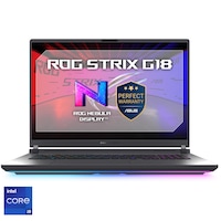 Laptop Gaming ASUS ROG Strix G18 G815LP cu procesor Intel Core i9 14900HX la 5.8GHz, 18'', 2.5k, WQXGA, IPS, 240Hz, 16GB DDR5 RAM, 1TB SSD, NVIDIA GeForce RTX 5060 8GB GDDR7, No OS, Eclipse Gray, 3Y PUR