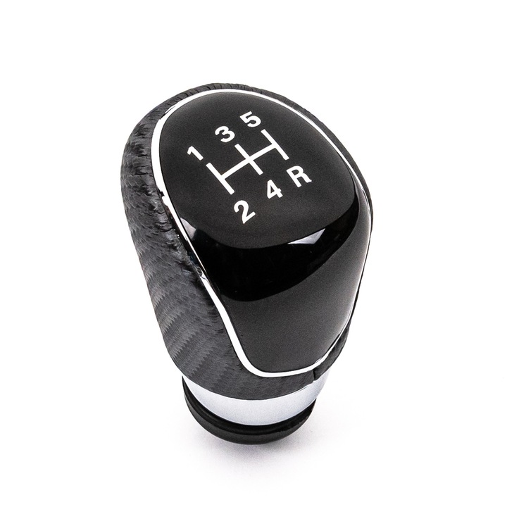 Nuca schimbator de viteze pentru Ford B-Max, C-Max, Focus II, Focus III, Kuga I, Mondeo IV, 5 trepte, Carbon