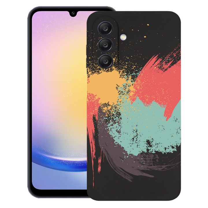 BestCase® Husa pentru Samsung Galaxy A56, Pianting, Slim Silicon 0.8MM, Antisoc, Protectie camera si ecran, 1992021 B 44