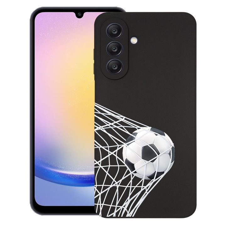 BestCase® Szilikon Ultra Slim tok Samsung Galaxy A17 5G telefonhoz Football designnal - Goooaaall, 2042411 B 775
