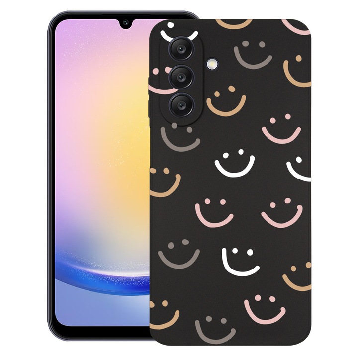 BestCase® Ultra vékony TPU tok Samsung Galaxy A37 5G-vel kompatibilis, Smile Please, Kamera védelem, Kopásálló, 3128368 B 985