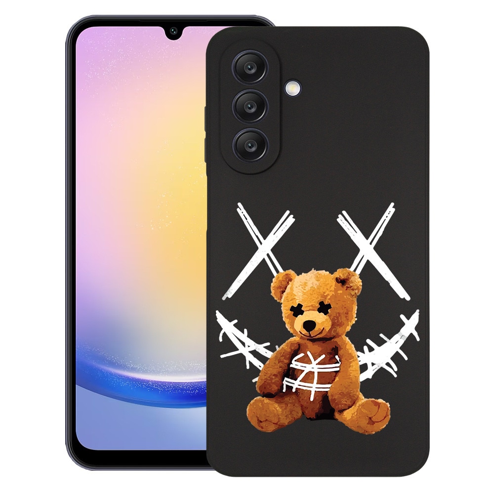 BestCase® Husa pentru Samsung Galaxy A56, Teddy Bear Smile, Slim Silicon 0.8MM, Antisoc, Protectie camera si ecran, 1992021 B 982