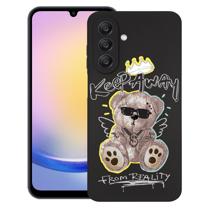 BestCase® Husa pentru Samsung Galaxy A17 5G din Silicon Ultra Slim cu Design Teddy Bear Keep Away, 2042411 B 1562