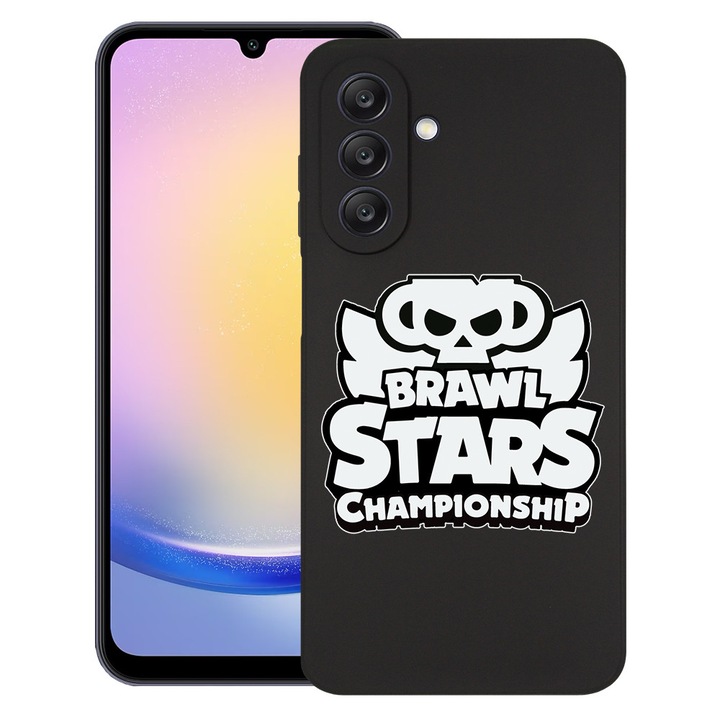 Силиконов калъф BestCase за Realme 14x 5G, Brawl Stars ChampionShip, Slim SIlicon 0.8MM, Camera Protection, Black, 1988288 B 1686