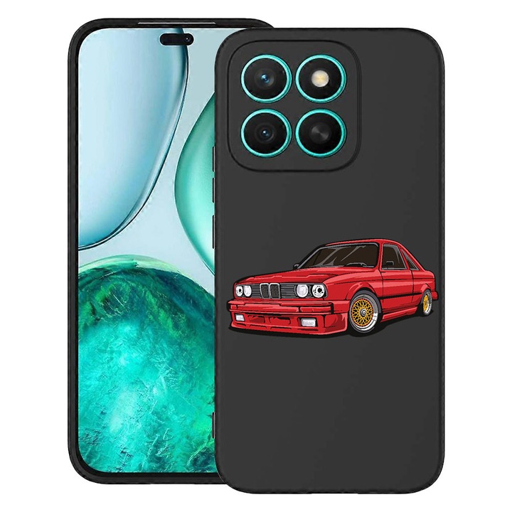 BestCase® Husa pentru Honor X8C, Classic Car, Slim Silicon 0.8MM, Antisoc, Protectie camera si ecran, 1992026 B 829