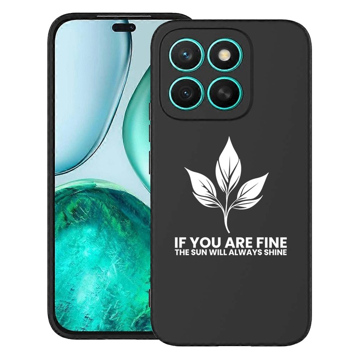 BestCase® Husa pentru Honor 400 Smart din Silicon Ultra Slim cu Design If you are fine, 2043678 B 1470