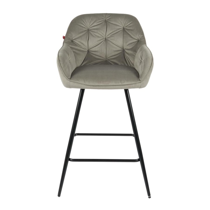 Scaun Bar KJC275, 54 x 57.5 x 98 cm, Gri