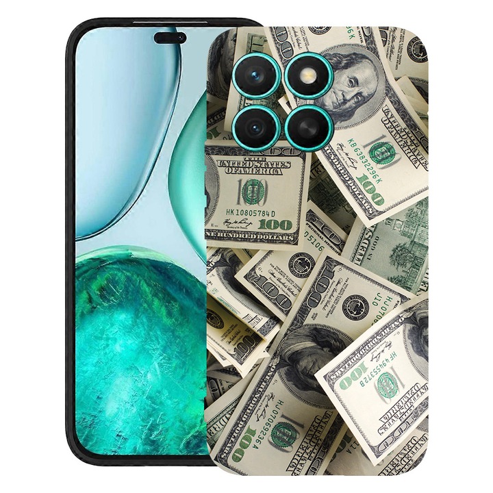 BestCase® Husa pentru Motorola Moto G86 cu Design Money Pattern, TPU Mat Ultra Slim, 2060077 B 1444