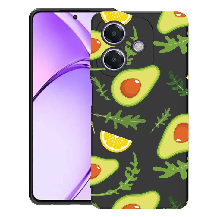 BestCase® Husa pentru OPPO A60 5G / A40 / A40M, Avocado, Slim Silicon 0.8MM, Antisoc, Protectie camera si ecran, 1994500 B 760